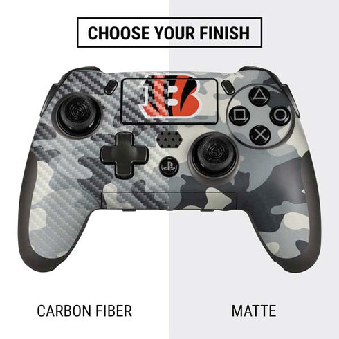 NFL Cincinnati Bengals Camo PlayStation Scuf Vantage 2 Controller Skin